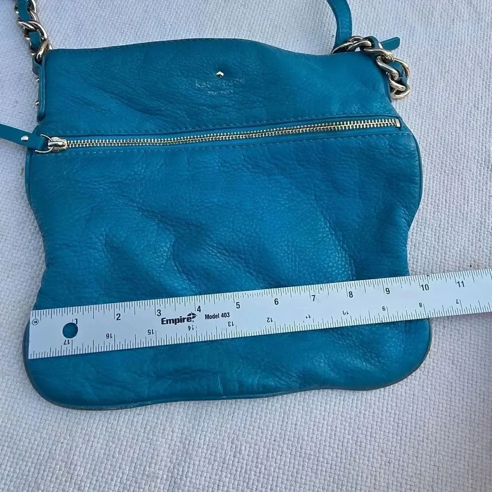 Kate spade blue leather crossbody